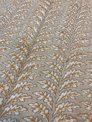 Zynara Block Print Handloom Linen Fabric